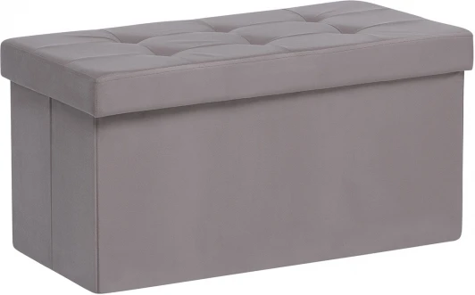 4687205442185 Пуф Leset Леда складной с крышкой (МДФ,Велюр) арт.4687205442185