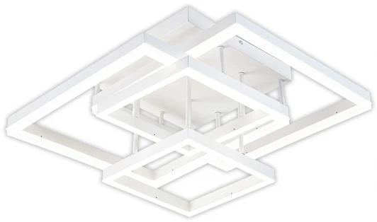 10229/4LED White Потолочная люстра светодиодная Escada Union 10229/4LED White 120Вт, металл/акрил, белый