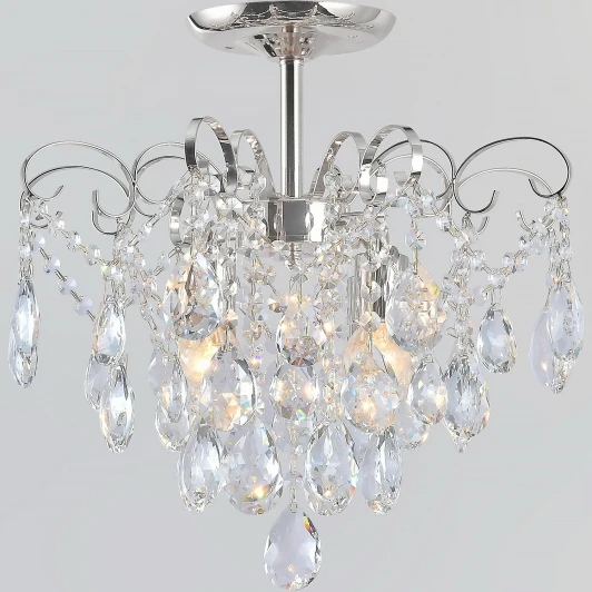 04051-0.3-04 CR Потолочная люстра хрустальная на штанге Reluce 04051-0.3-04 CR (220V)