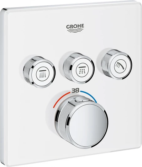 29157LS0 Термостат Grohe Grohtherm SmartControl 29157LS0 для ванны с душем, moon white