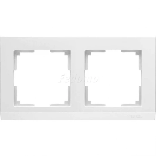 WL04-Frame-02-white Рамка на 2 поста Werkel Stark, белый