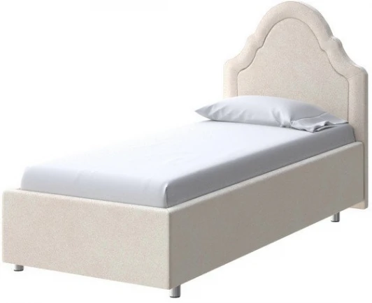 2019692 PROxSON Кровать Эльза (Ткань: Велюр Casa Сахарный) 90x190