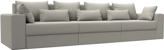 122679 Диван прямой Майами Long (Бежевый/Рогожка) Лига Диванов арт.122679