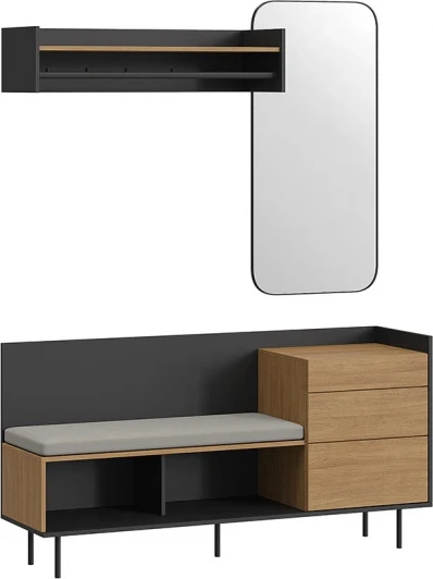 843426 Композиция Look 8 ОГОГО (арт.843426), (ЛДСП/Черный)