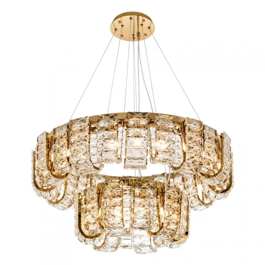 ML.755.36 GD Подвесная люстра хрустальная Modelux MODELUX ML.755.36 GD