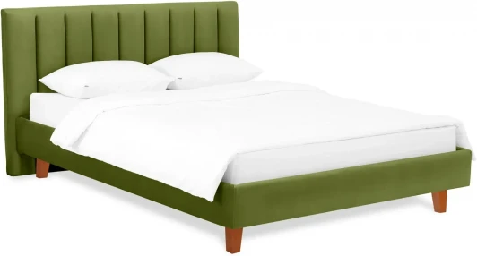 577493 Кровать Queen II Sofia L 1600 ОГОГО (арт.577493), (Ткань/Зеленый)