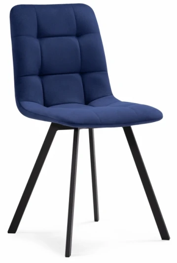 489708 Стул Notta на металлокаркасе Чилли синий / черный каркас 489708