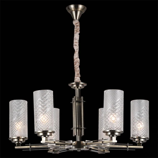 IL8682-6P-10 BR Подвесная люстра ILLUMICO IL8682-6P-10 BR (220V, на цепи)