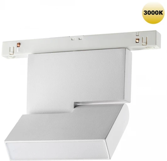359204 Трековый светильник для низковольтного шинопровода Novotech Flum 359204 SHINO IP20 LED 3000К 10W 48V 800Лм