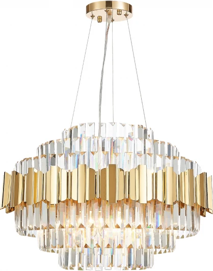 RUBY 81442/10C GOLD Подвесная люстра Natali Kovaltseva Ruby 81442/10C GOLD