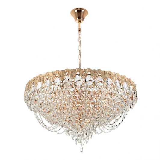 ML.8881.18P GD Подвесная люстра хрустальная Modelux MODELUX ML.8881.18P GD