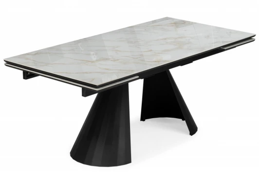 621513 Керамический стол Шелтон 180(260)x90 carla larkin / черный 621513