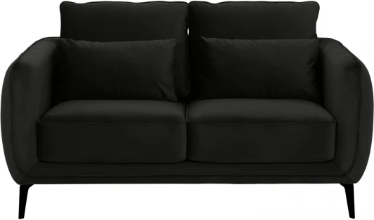 342693 Диван Amsterdam двухместный ОГОГО (арт.342693), (Ткань/Черный)