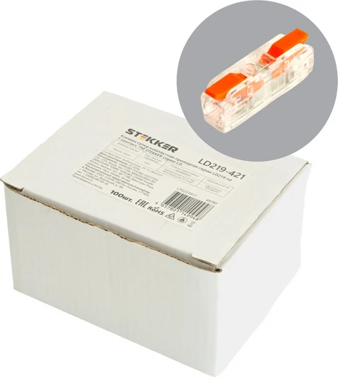 49780 Клемма проходная Stekker 49780