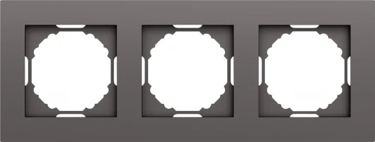 DE21345 Рамка 3-я, матовый титан Donel A07 DE21345