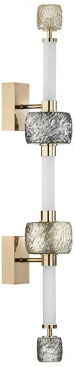 5426/34WL Бра Odeon Light Kliff 5426/34WL золотой/белый/дымчатый/коньячный/металл/стекло/акрил LED 34W 3000K
