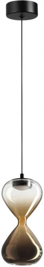 5094/4L Подвесной светильник Odeon Light Glessi 5094/4L черный/прозрачн./золотой градиент/металл/стекло LED 4W 4000K (220V, на проводе)