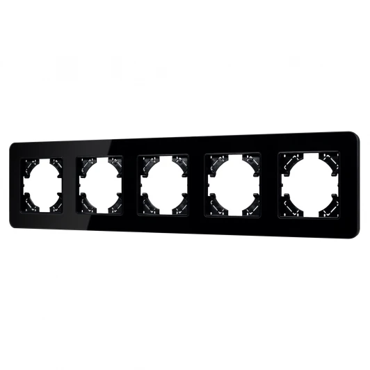 049705 Рамка стеклянная FRM-OMALI-GS-5-BK (Arlight) 049705