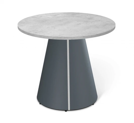 6544235402 Стол Sheffilton SHT-TU89/TT 90 ЛДСП антрацит/серый/бетон чикаго светло-серый 6544235402