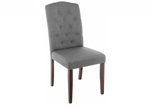 11022 Обеденный стул Woodville dark walnut / fabric grey 11022