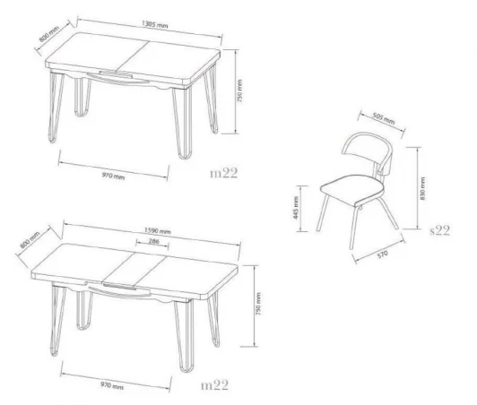  Обеденная группа М22 AlwaysSTAR