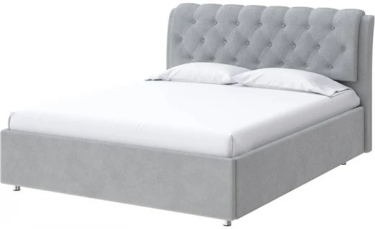 1926905 PROxSON Кровать Chester (Ткань: Велюр Monopoly Ниагара (960)) 80x200