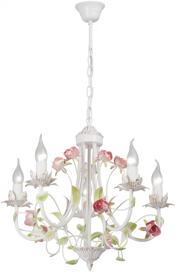 V1138-0/5 Подвесная люстра V1138-0/5 Vitaluce (220V, на цепи, свеча, цветы)