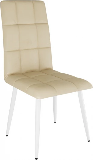 CHS.02.2094 Стул Турин, цвет светло-серый (экокожа)/белый Mebelson (арт.CHS.02.2094)