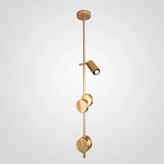 Chody01 Потолочный светильник со спот на штангеом Сhody H130 Brass By ImperiumLoft Chody01 (LED, 220V)