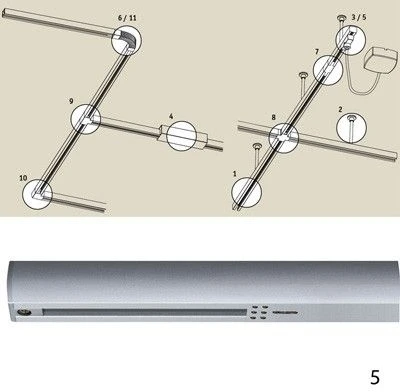 97655 Питание боковое Paulmann Urail Cm 97655
