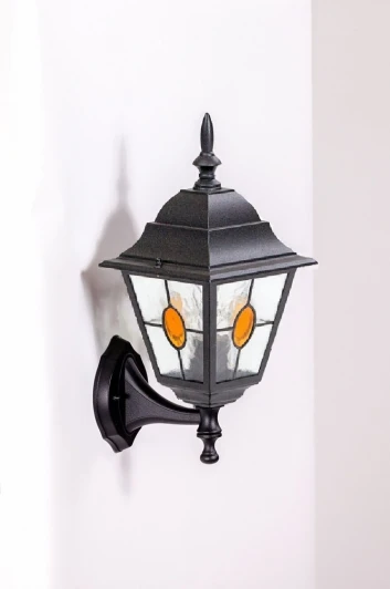 79901MlgY Bl Настенный фонарь уличный Oasis Light QUADRO M lead GLASS 79901MlgY Bl (220V, фонарь, IP44)