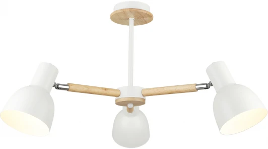 MD.4748-3-S WH+CH Потолочная люстра на штанге Imex MD.4748-3-S WH+CH