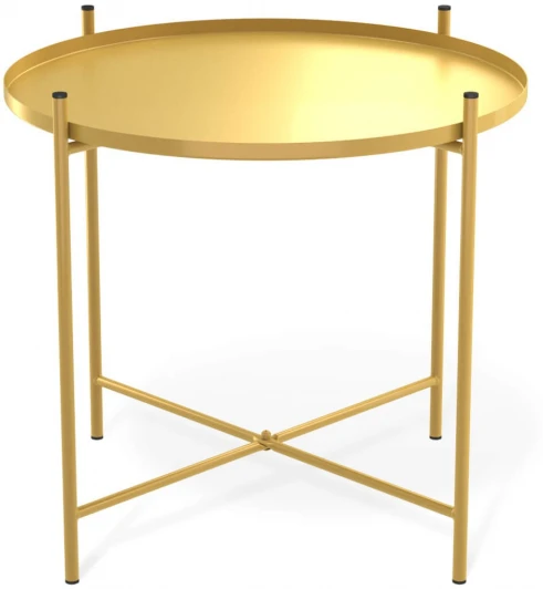 3908990102 Столик журнальный Sheffilton SHT-CT8-2 золото от фабрики Sheffilton