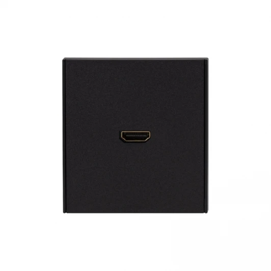 KR-78-0730-5 Розетка HDMI с/у антрацит Kranz Strong KR-78-0730-5
