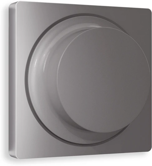 AP5055 Лицевая панель Ambrella Volt ALFA (Сталь матовый) для светорегулятора универсального QUANT AP5055