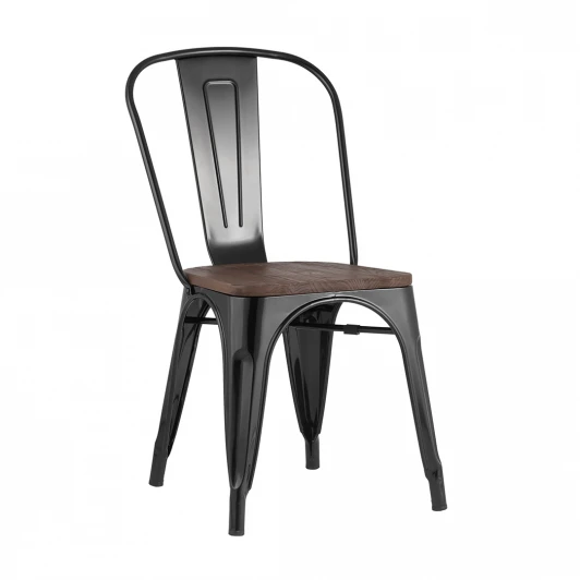  Cтул Tolix с деревянным сиденьем