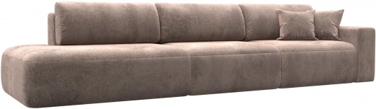 127695 Диван прямой Лига-036 НПБ Модерн Лонг подлокотник справа Лига Диванов (Велюр) арт.127695