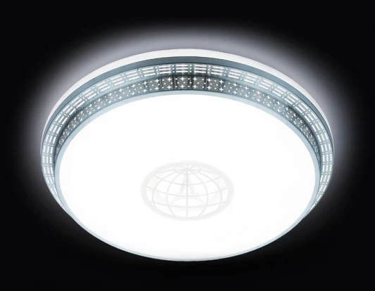 F128 WH SL 72W D500 Потолочный светильник Ambrella Orbital Design F128 WH SL 72W D500