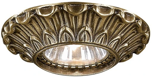 SP.1077 BRONZO Встраиваемый точечный светильник Reccagni Angelo 1077 SP Bronzo