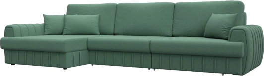 129296L Диван угловой Лига-057 НПБ Лонг угол левый Лига Диванов (Рогожка) арт.129296L