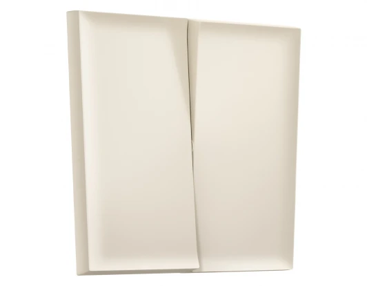 SP3230 Лицевая панель SIGMA (Бежевый матовый) для 2-клавишных выключателей Ambrella Volt QUANT PRO SP3230
