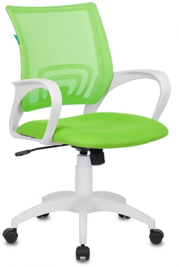 CH-W695N/SD/TW-18 Кресло Бюрократ CH-W695N салатовый TW-03A TW-18 сетка/ткань крестовина пластик пластик белый
