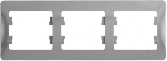 GSL000303 Рамка на 3 поста (алюминий) Systeme Electric GSL000303