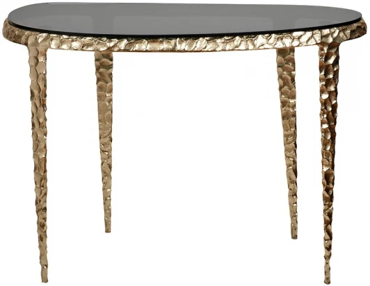 69-919148 Консольный стол Garda Decor 69-919148 (Золото/Золото,Дымчатый)