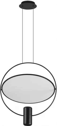 7029/2L Подвесной светильник Odeon Light Orbit 7029/2L черный/бел матовый металл/акрил черный поворотный на 150 LED GU10 2*7W ORBITE (220V, на проводе)