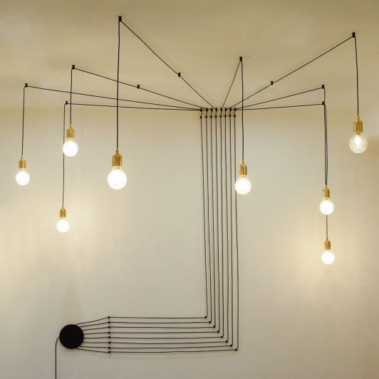 LSP-9554 Подвесной светильник Lussole Loft Fairbanks LSP-9554 (220V, на проводе, паук, IP21)