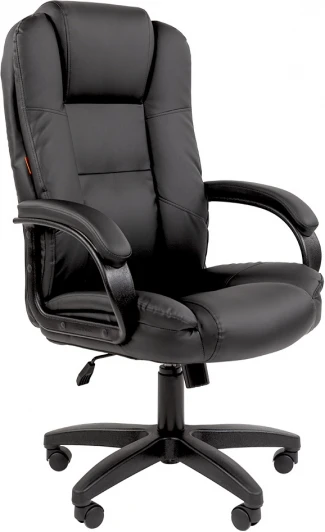 CHAIRMAN 600 LT Компьютерное кресло CHAIRMAN 600 LT (Пластик,Экокожа/Черный)