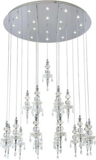 8360/1000 chrome Подвесной светильник Newport 8360 8360/1000 chrome (220V, подвески, на проводе)