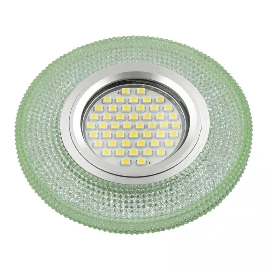 DLS-L142 GU5.3 GLASSY/GREEN Встраиваемый точечный светильник Fametto Luciole DLS-L142 GU5.3 GLASSY/GREEN (220V, круглые)