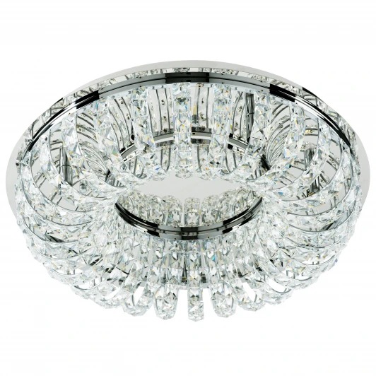 741074 Потолочный светильник круглый Lightstar Onda 741074 (220V, хрусталь)